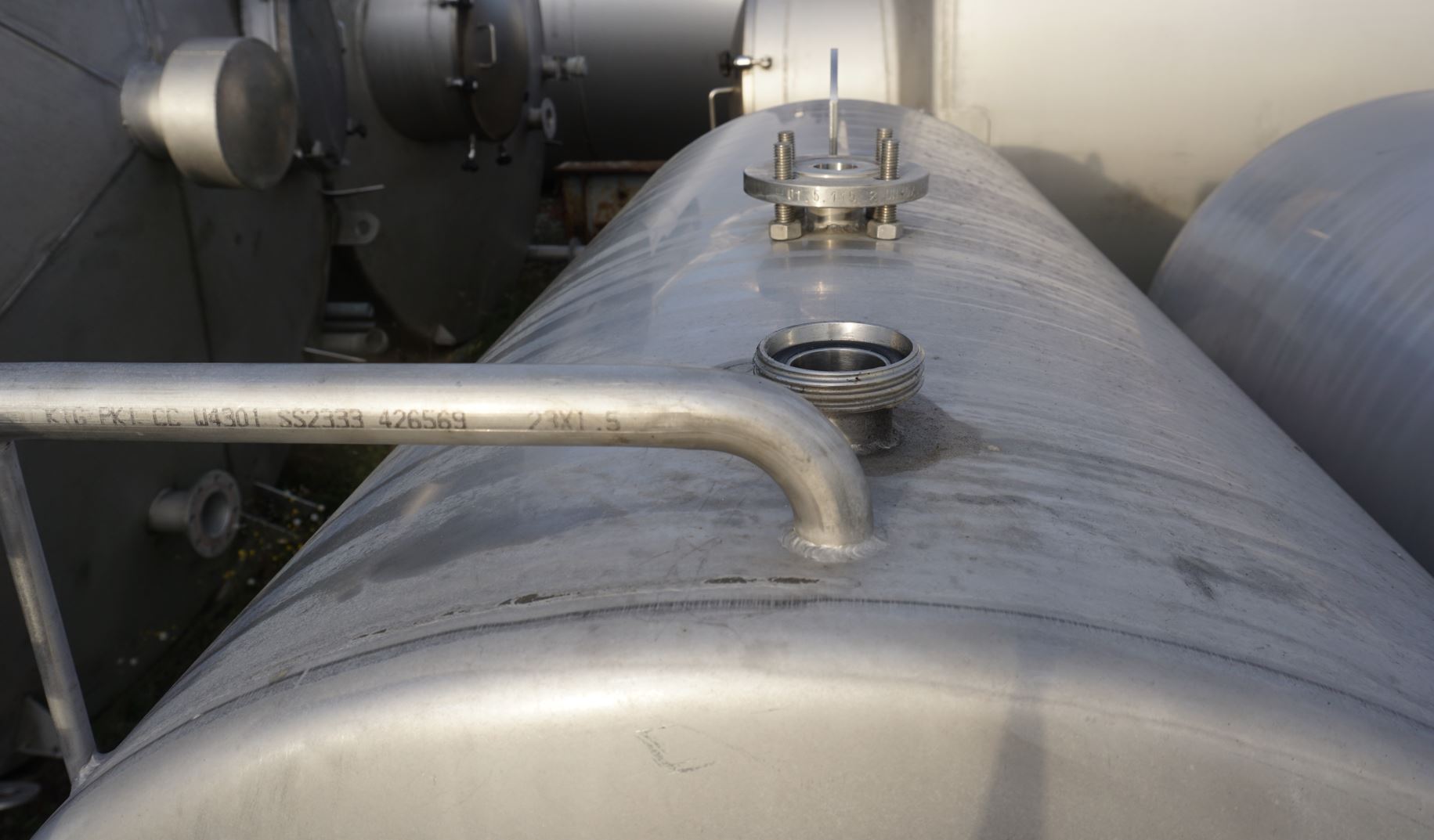 Behälter 1.220 Liter aus V2A einwandig