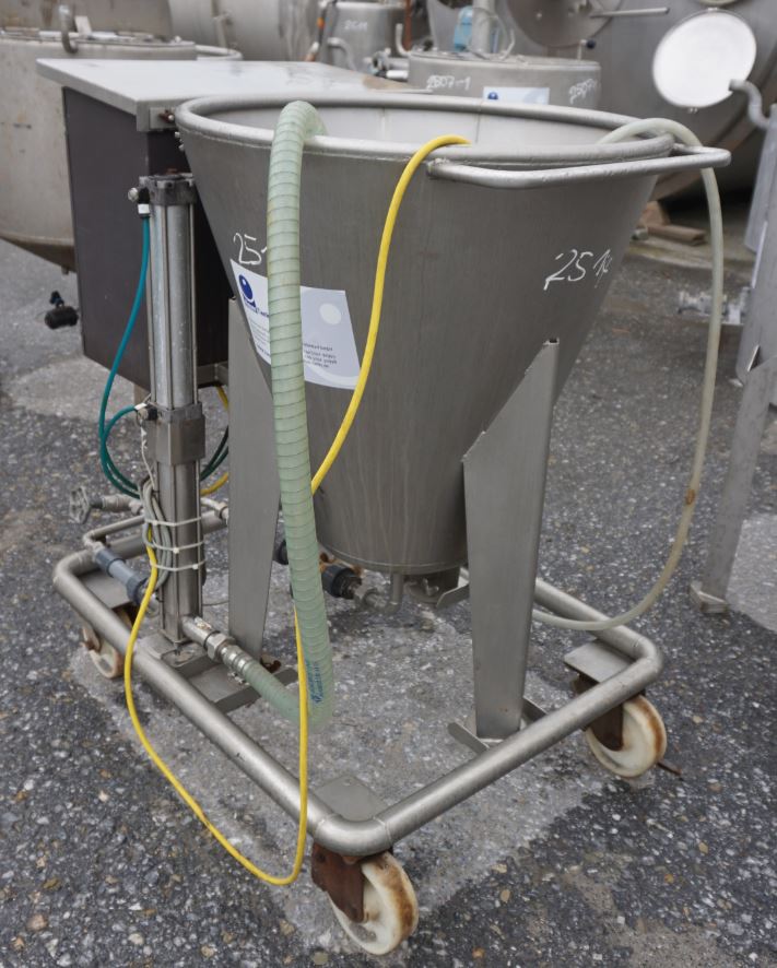 Behälter 120 Liter aus V4A, einwandig