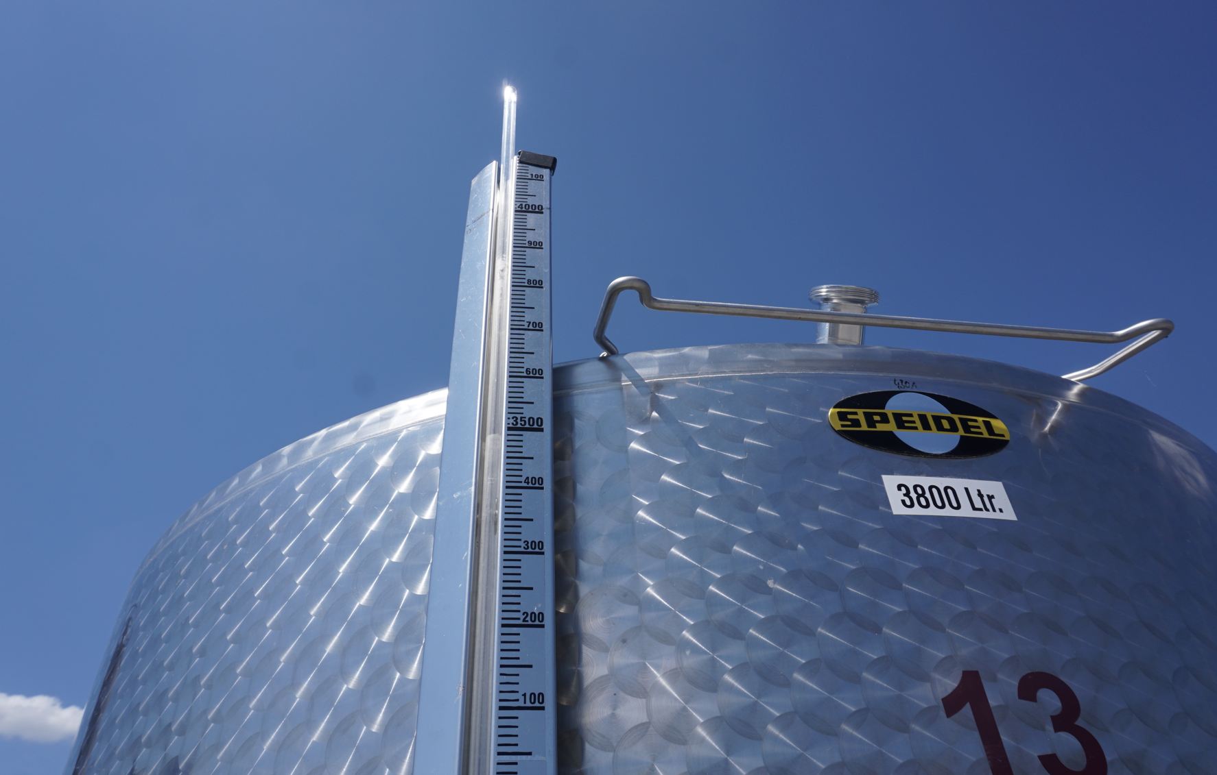 Behälter 3.800 Liter aus V2A, einwandig
