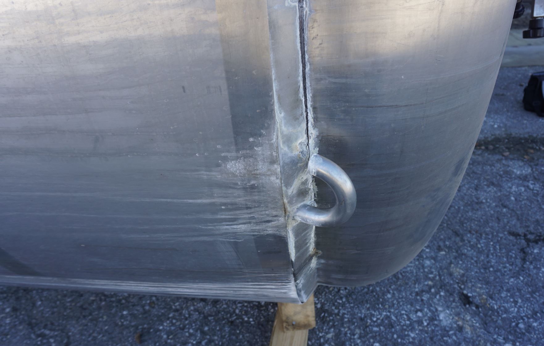 Druckbehälter 16.200 Liter aus V2A, temperierbar