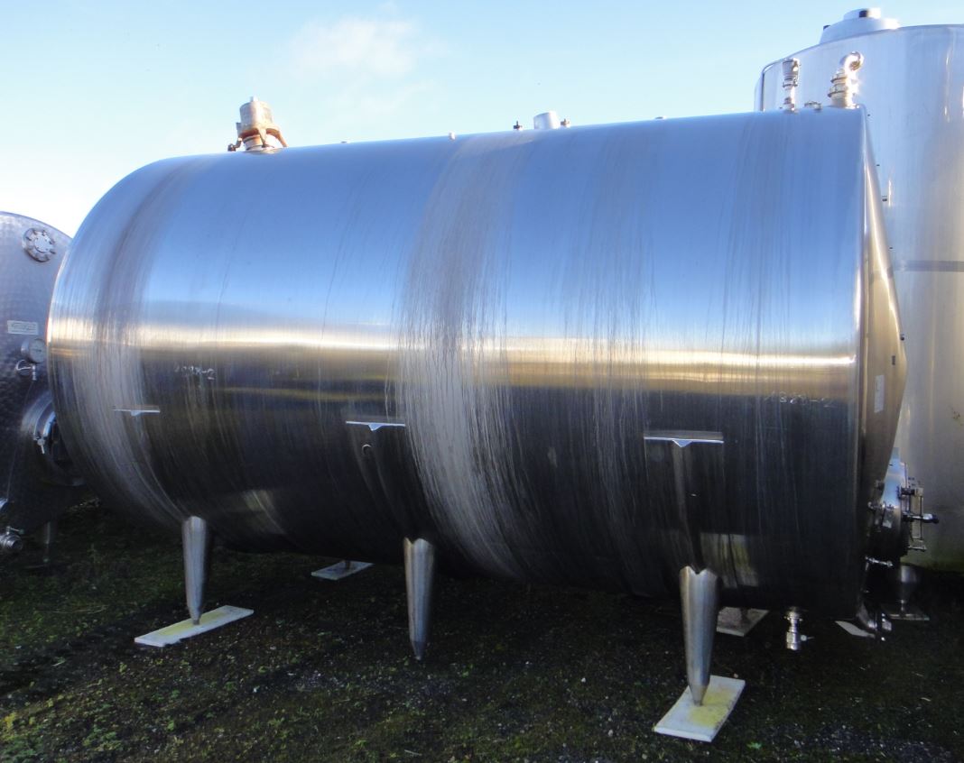 Behälter 20.000 Liter aus V2A, einwandig, gebraucht