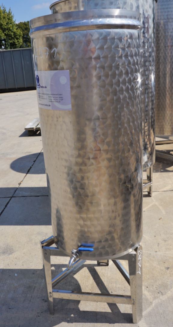 Behälter 150 Liter aus V2A einwandig