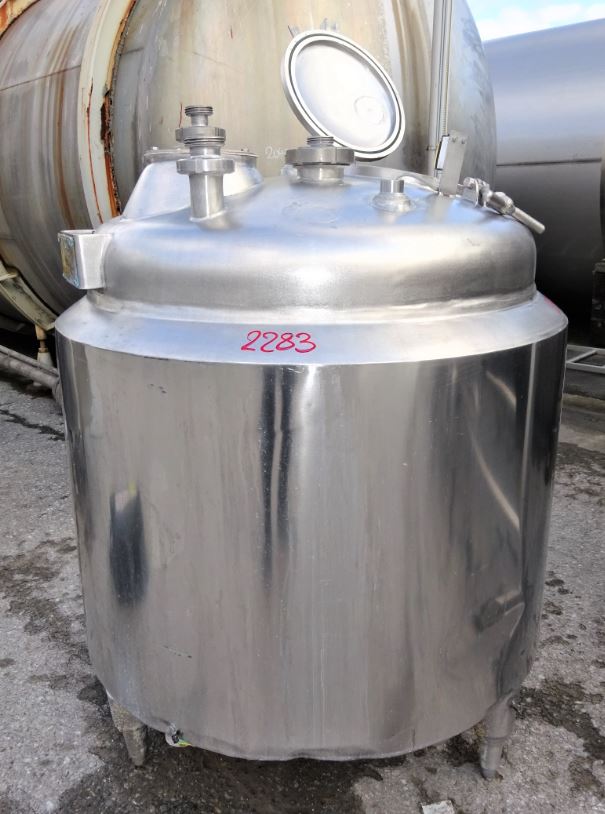 Behälter 457 Liter aus V4A isoliert, gebraucht