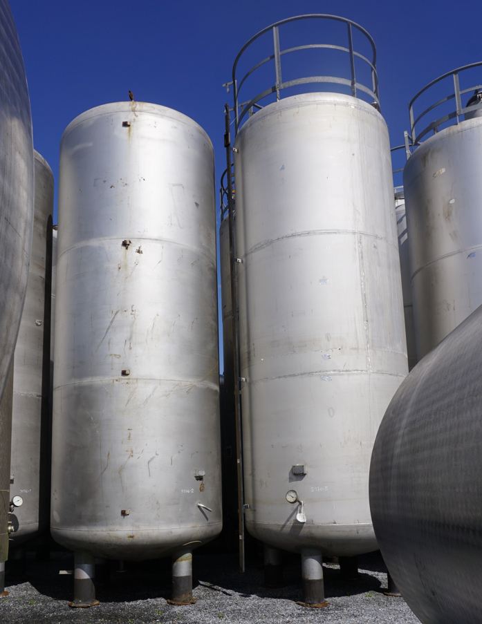 Behälter 30.000 Liter aus V2A temperierbar