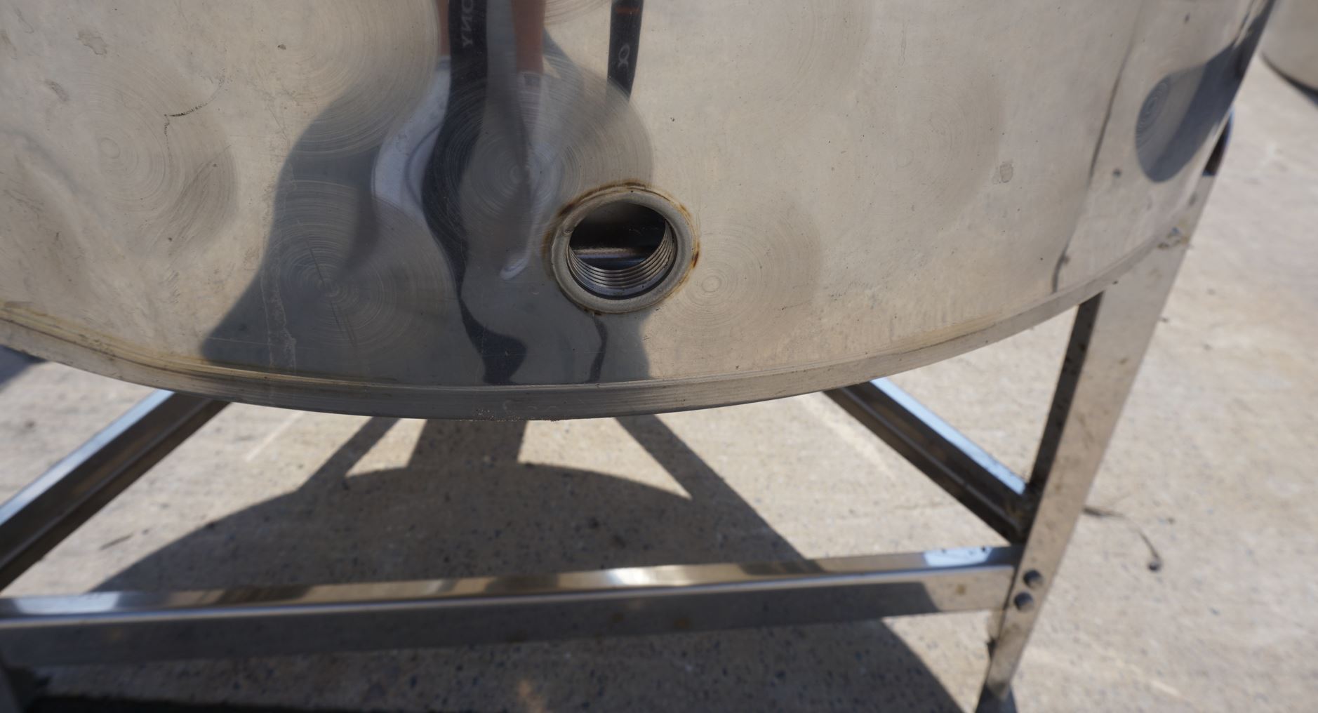 Behälter 400 Liter aus V2A einwandig