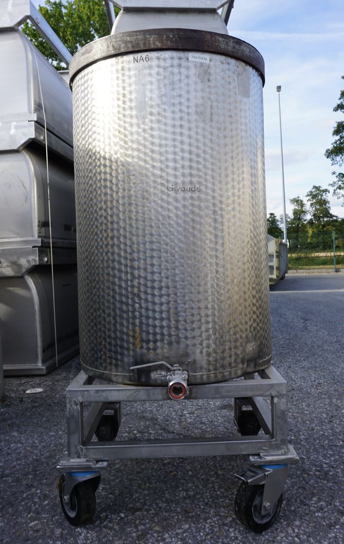 Behälter 300 Liter aus V2A, einwandig, gebraucht