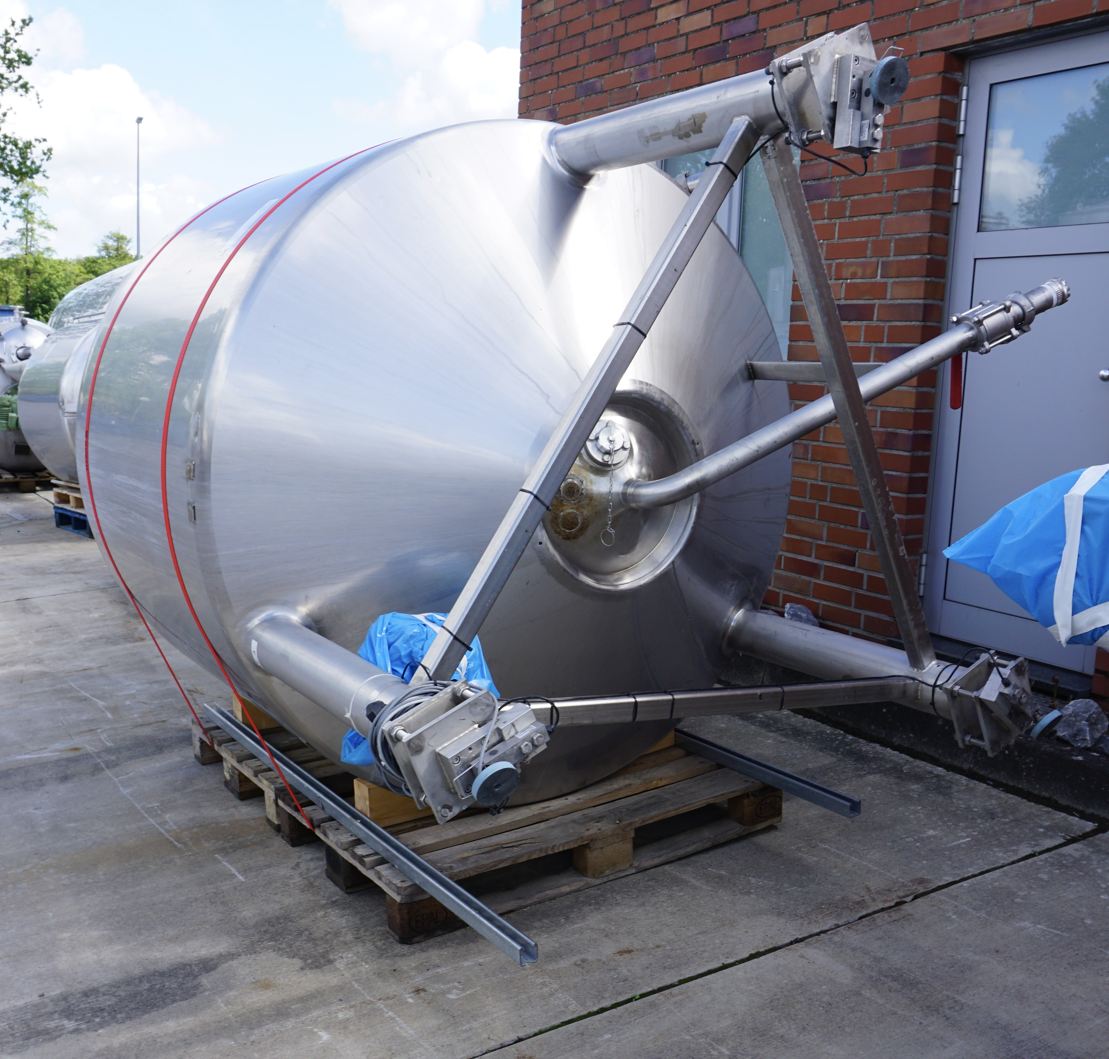 Behälter 3.000 Liter aus V2A, isoliert