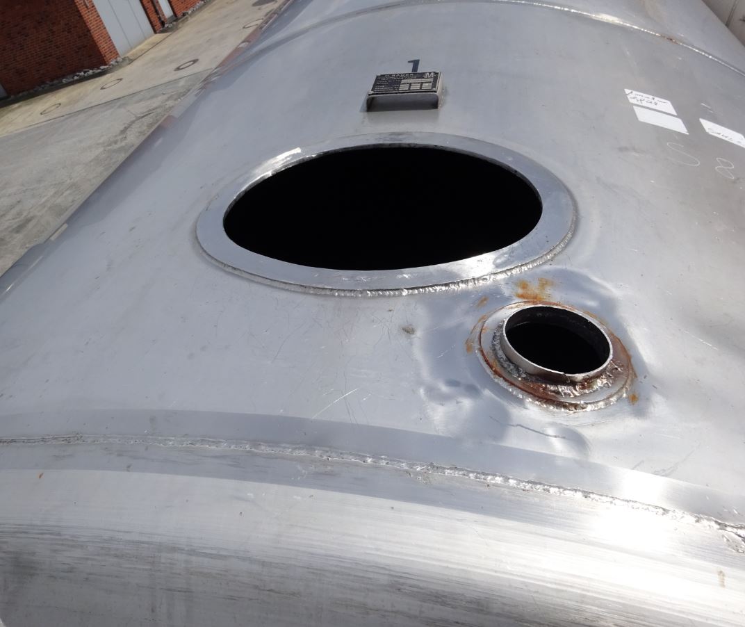 Behälter 50.350 Liter aus V2A, einwandig