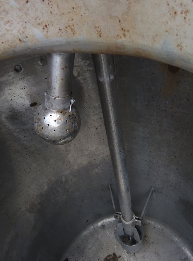 Behälter 800 Liter aus V2A, einwandig