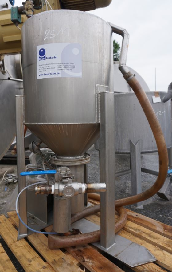 Behälter 100 Liter aus V4A, einwandig