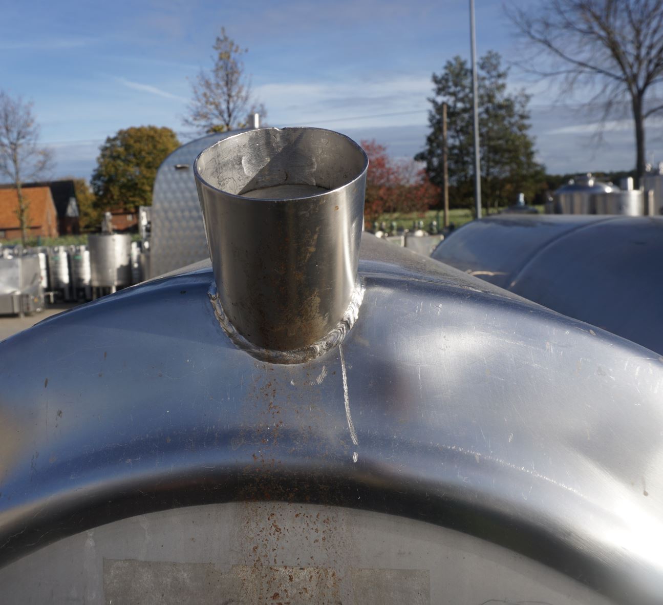 Behälter 2.500 Liter aus V2A einwandig