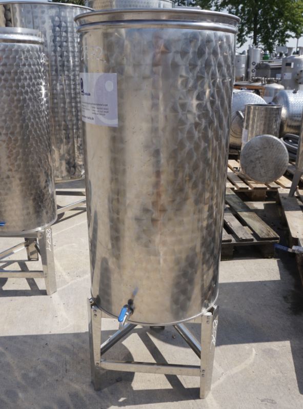 Behälter 190 Liter aus V2A einwandig, gebraucht