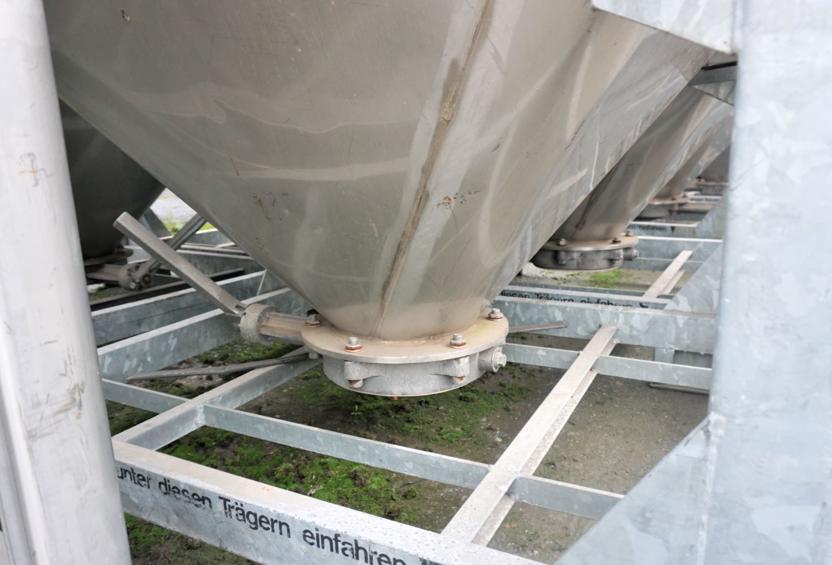 Schüttgutcontainer 1.000 Liter aus V2A einwandig