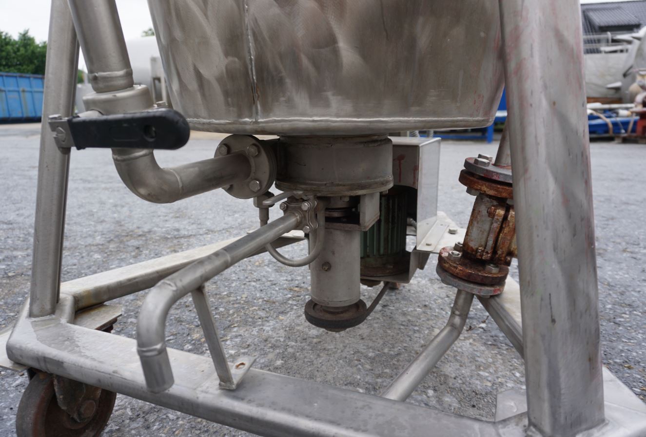 Behälter 180 Liter aus V4A, einwandig
