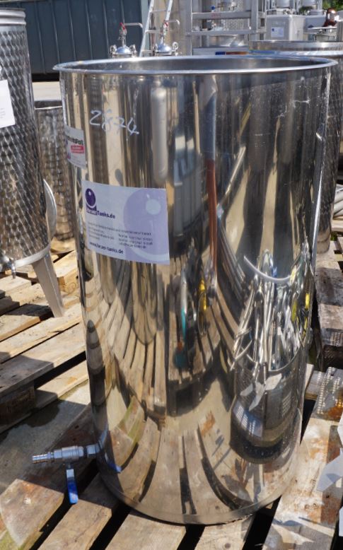 Behälter 220 Liter aus V2A einwandig