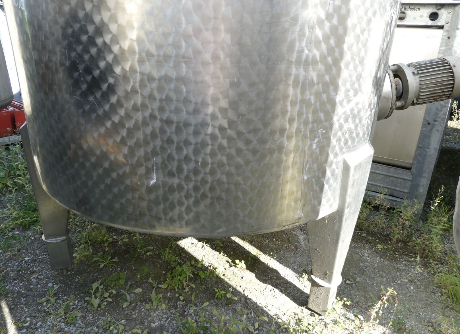 Behälter 4.500 Liter aus V2A einwandig, gebraucht