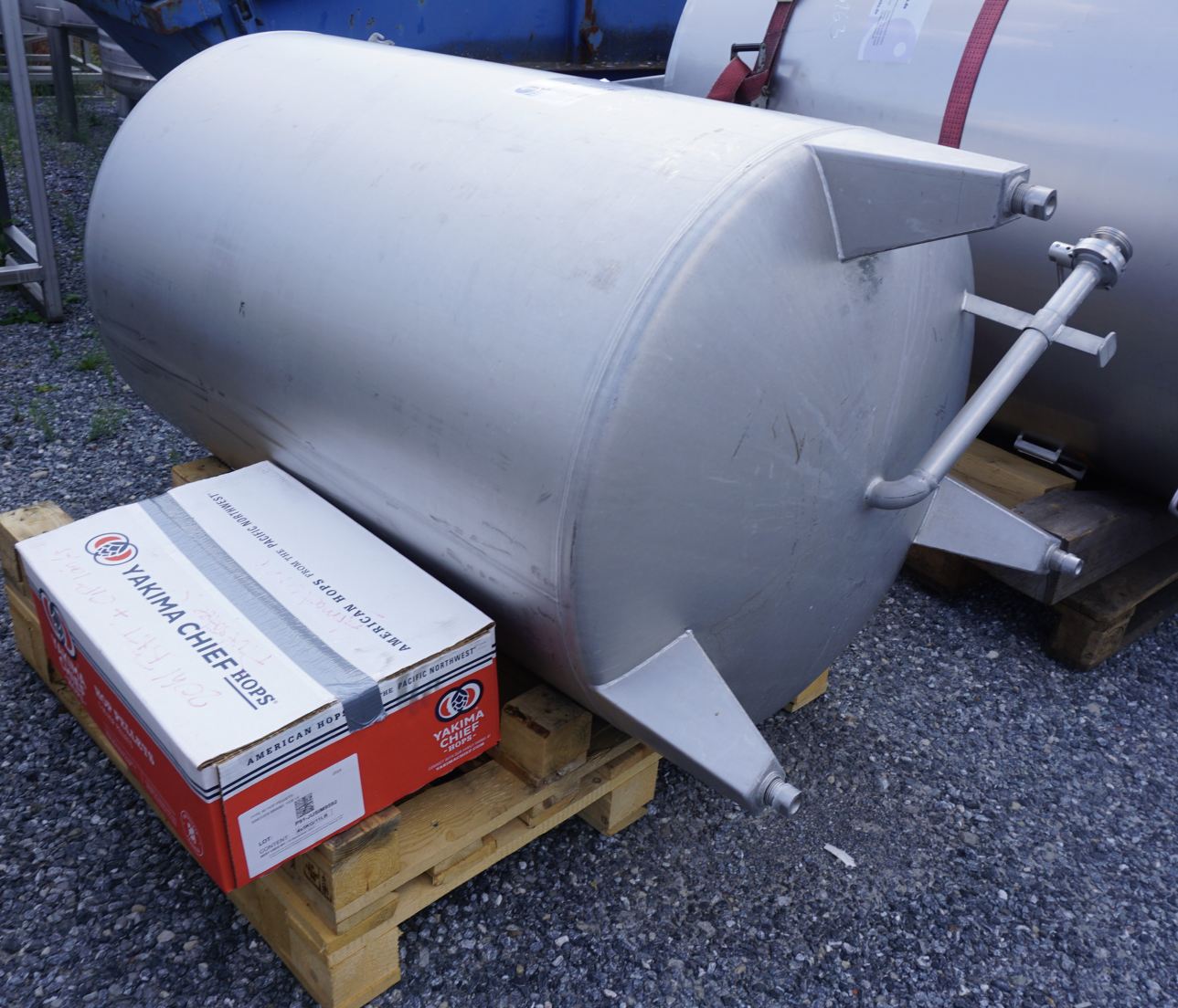 Behälter 900 Liter aus V2A, einwandig