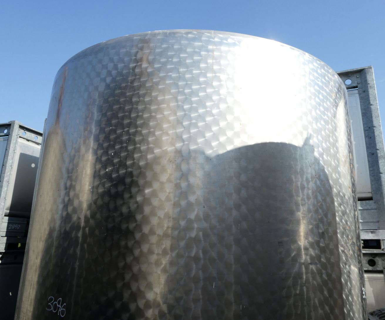 Behälter 4.500 Liter aus V2A einwandig, gebraucht