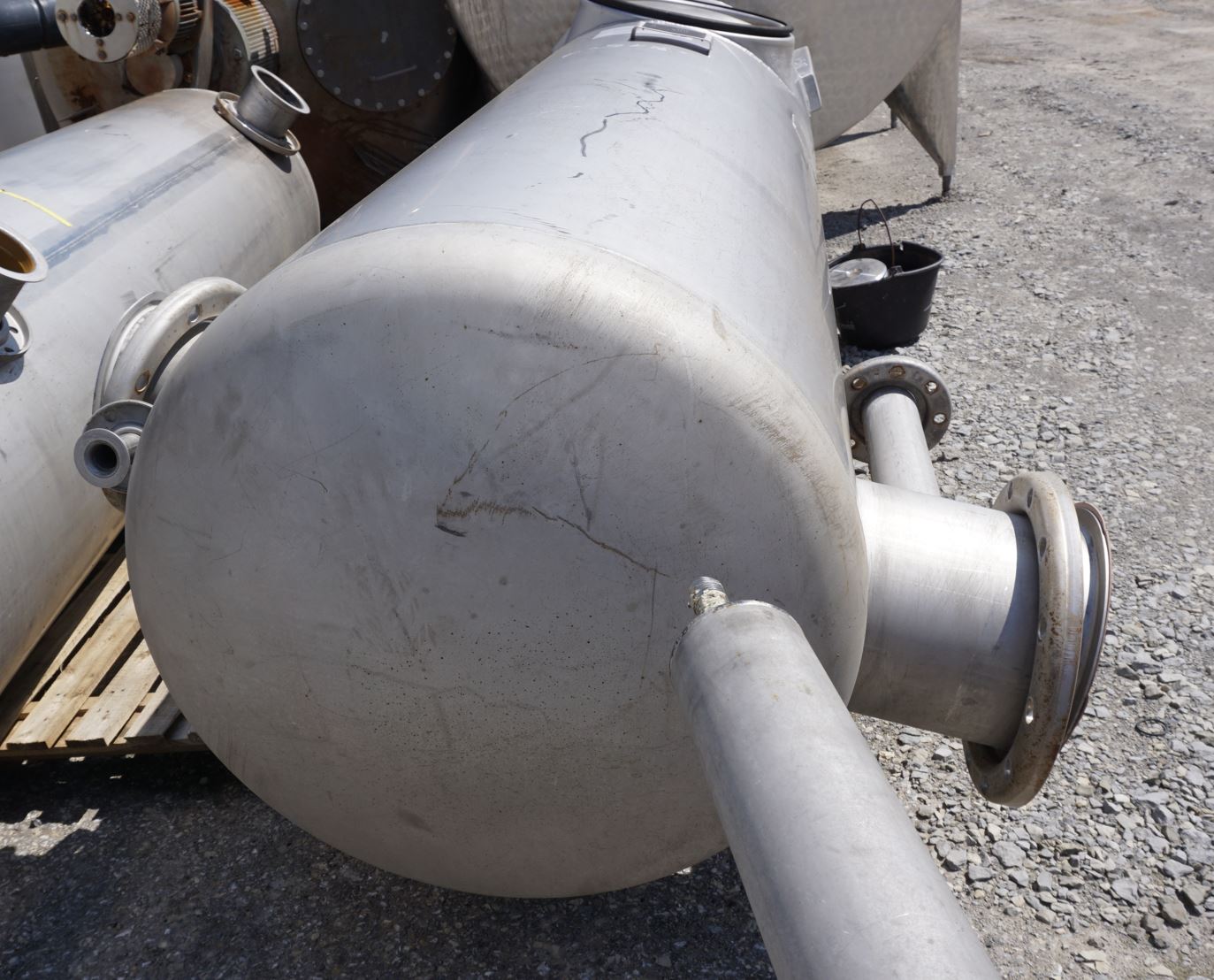 Druckbehälter 1.500 Liter aus V2A einwandig