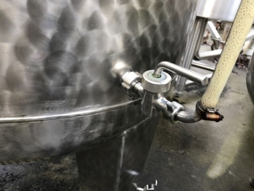 Druckbehälter 1.000 Liter aus V2A, gebraucht,  einwandig