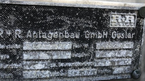 Druckbehälter 1.000 Liter aus V2A, gebraucht,  einwandig