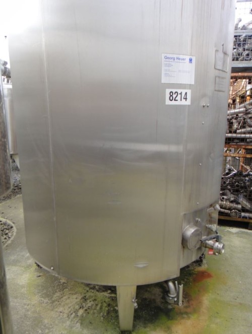 Behälter 3.200 Liter aus V2A, gebraucht, isoliert