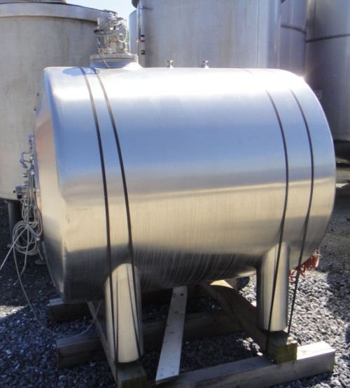 Druckbehälter 1.220 Liter aus V4A, gebraucht, isoliert, temperierbar