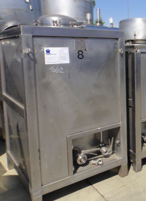 Druckbehälter 491 Liter aus V2A, gebraucht, isoliert