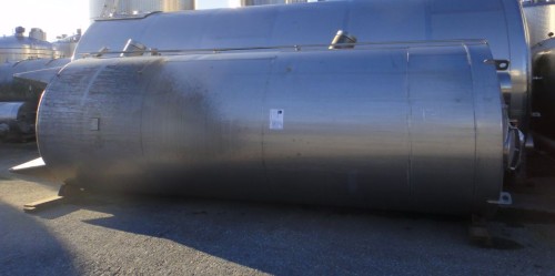 Behälter 5.000 / 5.000 Liter aus V2A, gebraucht, isoliert