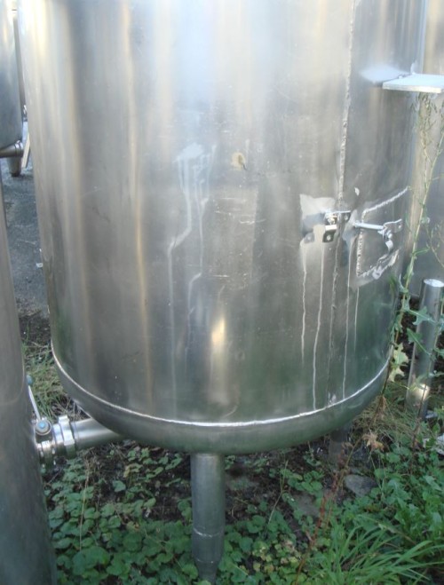 Behälter 600 Liter aus V2A, gebraucht, einwandig