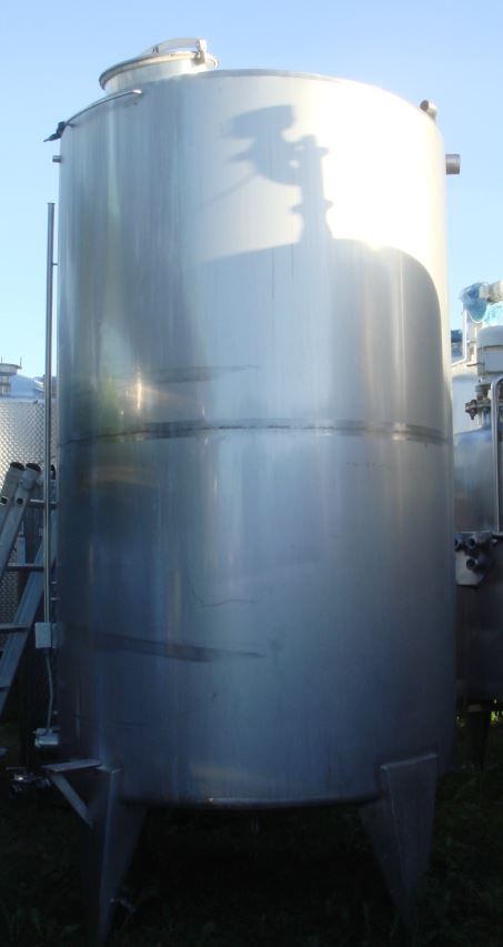 Behälter 5.000 Liter aus V2A, gebraucht, einwandig