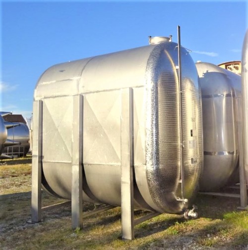 Behälter 15.500 Liter aus V2A, gebraucht, einwandig