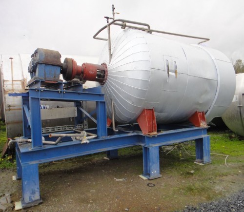 Behälter 5.000 Liter aus V4A, gebraucht, isoliert, temperierbar