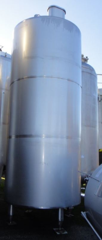 Behälter 10.000 Liter aus V2A, gebraucht, isoliert