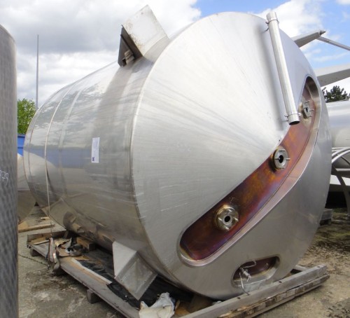 Druckbehälter 15.000 Liter aus V2A, gebraucht, isoliert