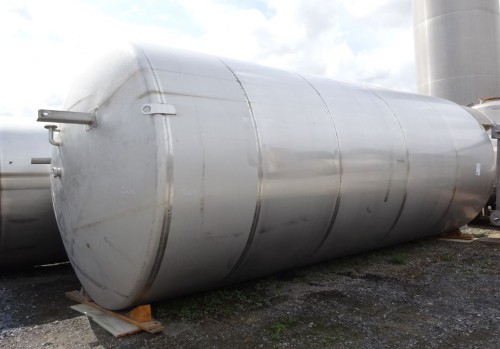Behälter 50.350 Liter aus V2A, gebraucht, einwandig