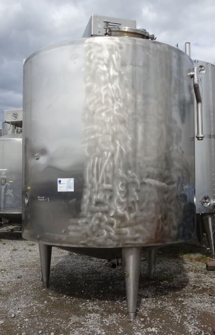 Behälter 10.000 Liter aus V2A, gebraucht, temperierbar, isoliert