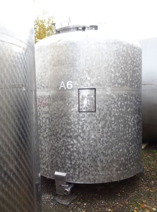 Behälter 5.500 Liter aus V2A, gebraucht, einwandig