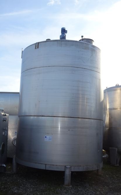 Behälter 25.000 Liter aus V2A, gebraucht, einwandig