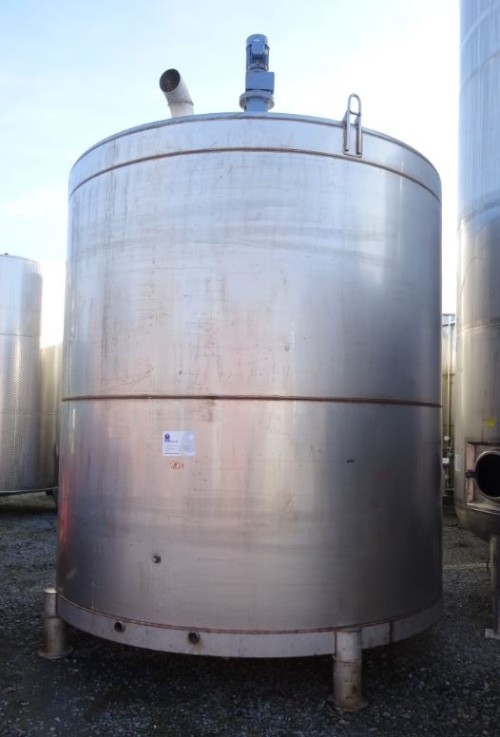 Behälter 20.000 Liter aus V2A, gebraucht, einwandig