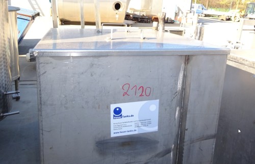 Behälter 700 Liter aus V2A, gebraucht, einwandig