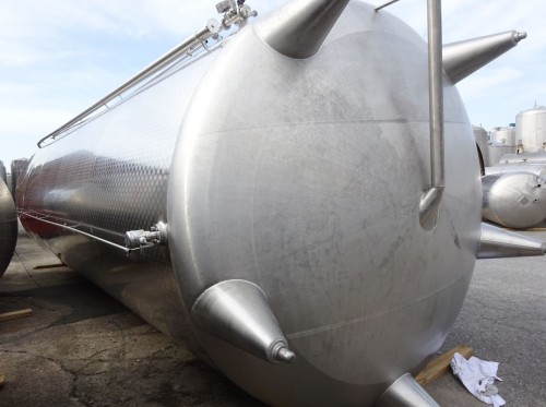 Behälter 42.300 Liter aus V2A, gebraucht, einwandig