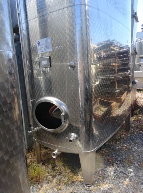 Behälter 5.500 Liter aus V2A einwandig, gebraucht