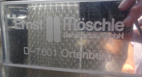 Behälter 5.500 Liter aus V2A einwandig, gebraucht