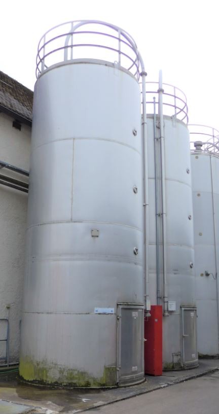 Silo 36.000 Liter aus V2A