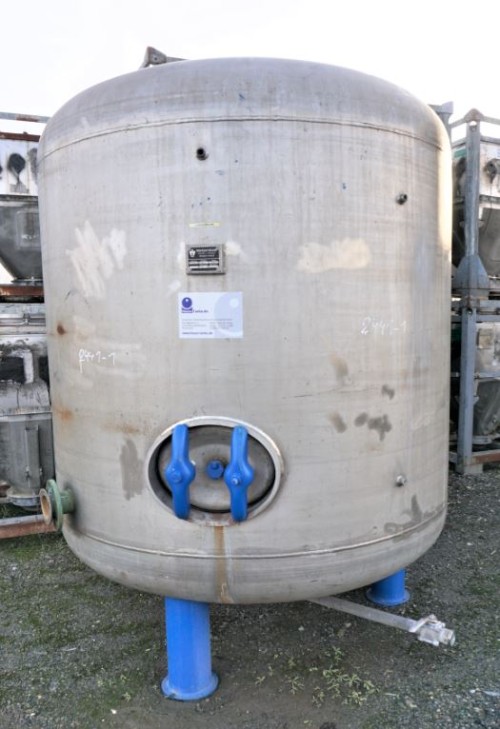 Behälter 5.000 Liter aus V4A einwandig