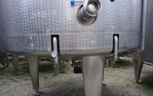 Behälter 16.000 Liter aus V2A isoliert, gebraucht