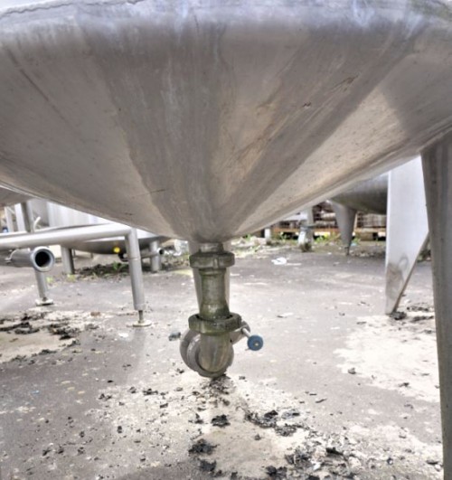 Behälter 1.000 Liter aus V2A einwandig, gebraucht