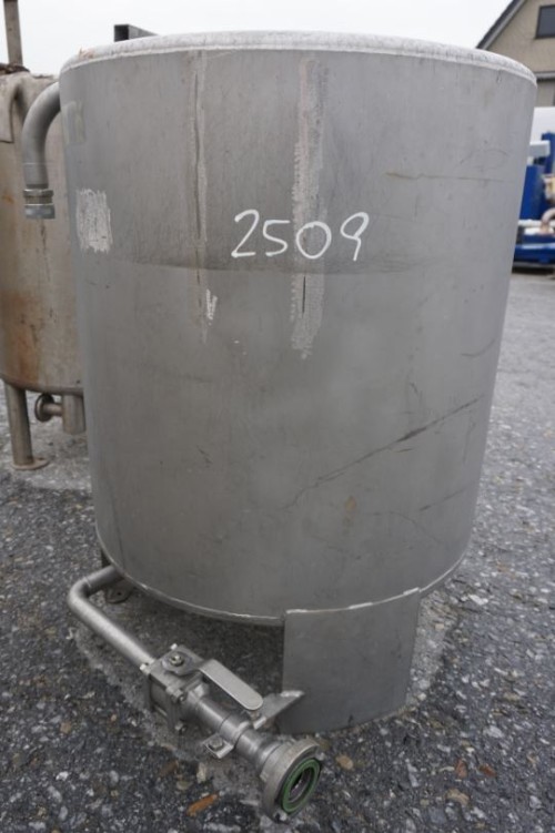 Behälter 200 Liter aus V4A, einwandig, gebraucht
