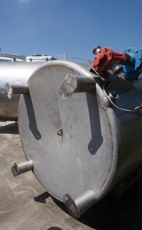 Behälter 3.000 Liter aus V2A einwandig, gebraucht